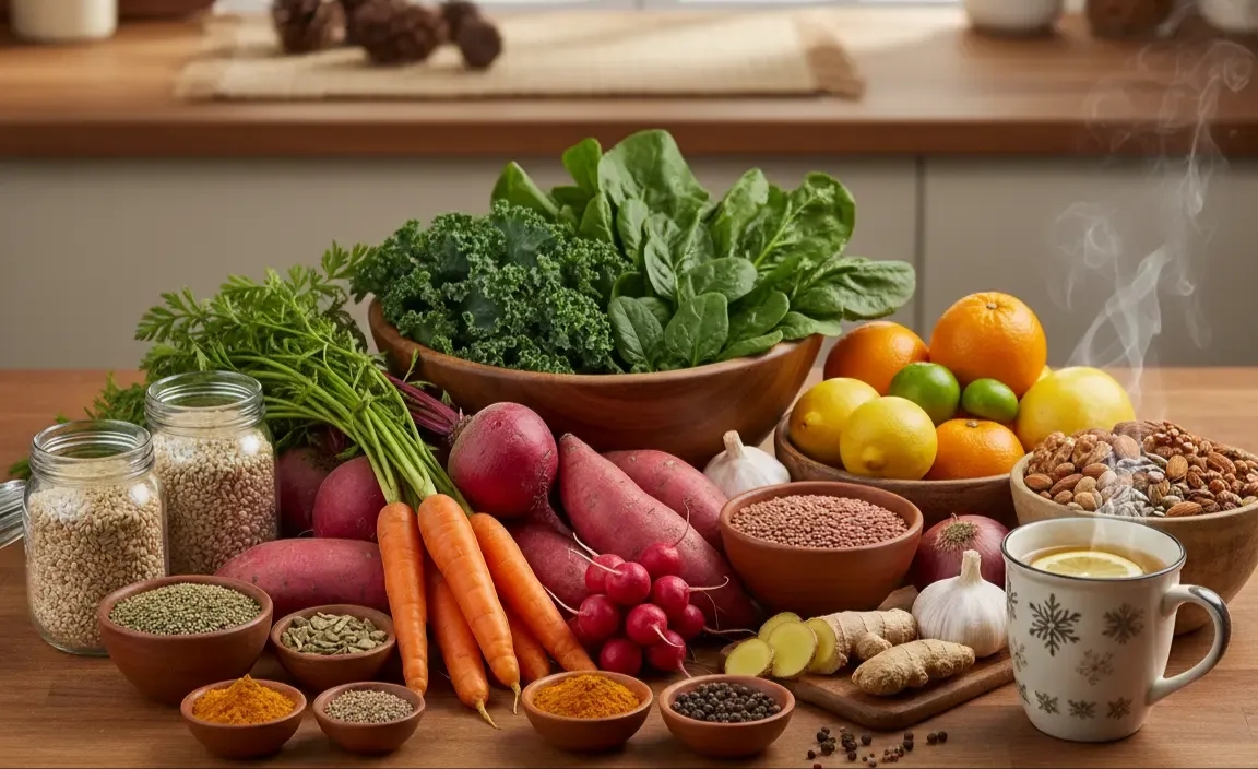 Winter Wellness in Your Grocery Cart: Seasonal Foods to Nourish Body & Soul